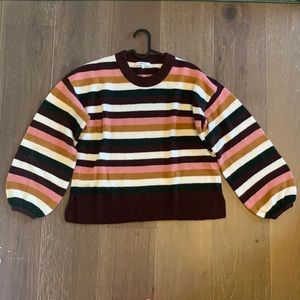 Madewell Payton Coziest Yarn Stripe Sweater